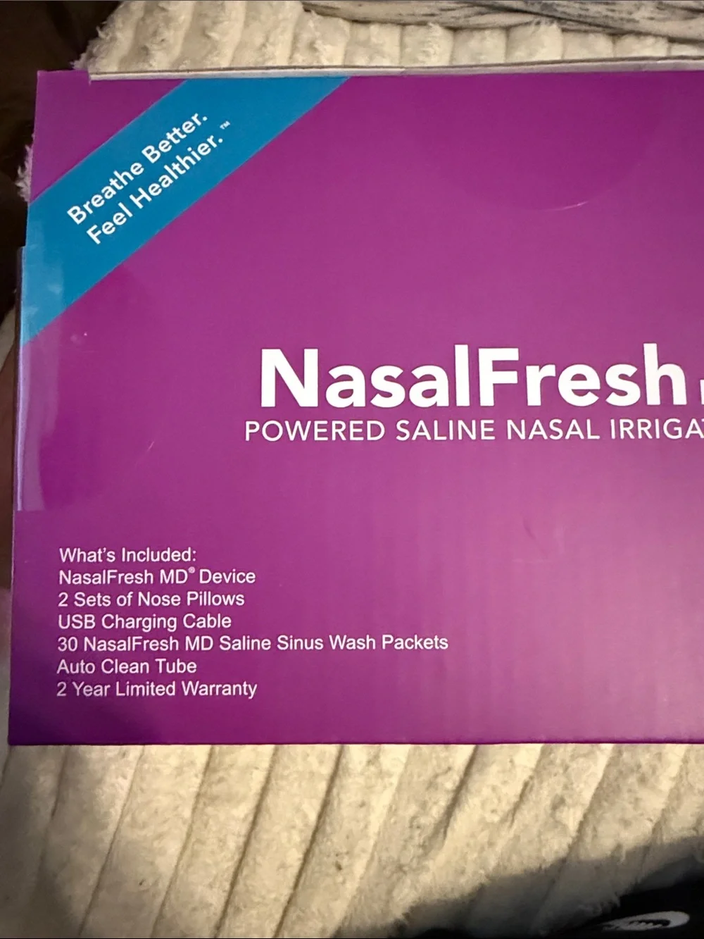 Nasalfresh Md powered saline